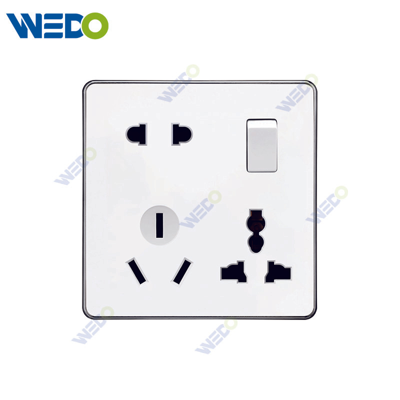 C73 1G 8PIN MF SOCKET Wall Switch Switch Wall Switch Socket Factory Simple Atmosphere Made In China 4 Gang 4 Wire 