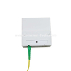NSTB2-011 Mini 2 Port Termination Box FTTH 86*86mm Fiber Optic Wall Outlet with Shutter