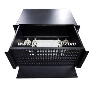 4U 144 Port 19" ODF Slidable Fiber Optic Patch Panel 