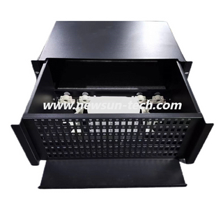 4U 144 Port 19" ODF Slidable Fiber Optic Patch Panel 