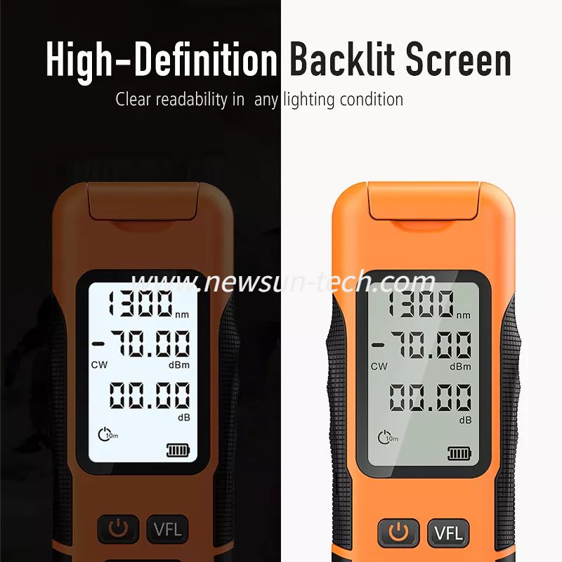 NS-Y12 4G Optical Power Meter And Visual Fault Locator Multifunctional OPM VFL Optic Fiber Tester 