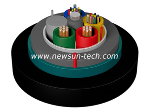 Hybrid Optical and Electrical Stranded Loose Tube Cable GDTA53