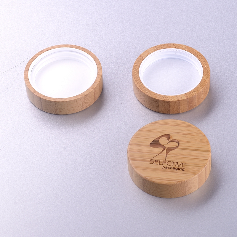 Eco Friendly Bamboo CR Child Resistant Cap Nature Bamboo Lid for Bottles Jars 