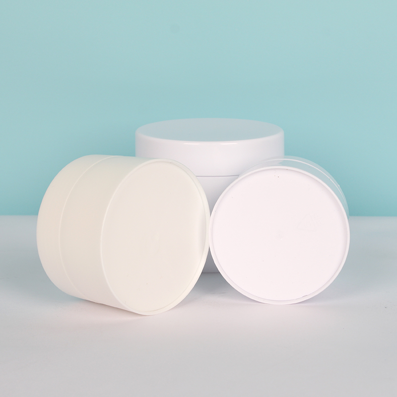 PP cream jar 5g,10g,15g,30g,50g,100g for skin care cream White PP plastic jars cosmetic