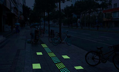 luminous road tile