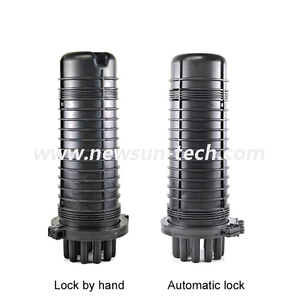 NS-DR01A 9 Port Dome Outdoor 144 Core Fiber Optical Splice Joint Closure 8 Hole+1 Oval