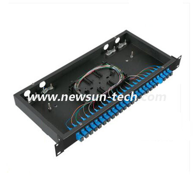NSTB-F24 1U 19" ODF Fiber Optic Patch Panel 