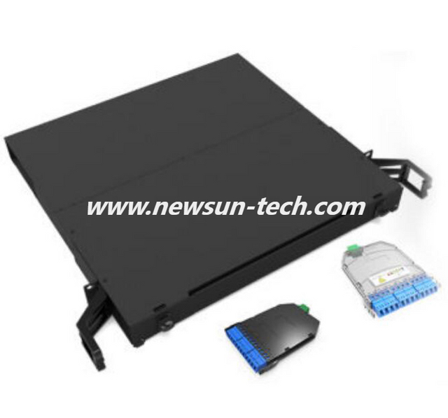 1U 2U 4U UHD MPO/MTP-LC Slide Drawer Design Patch Panel