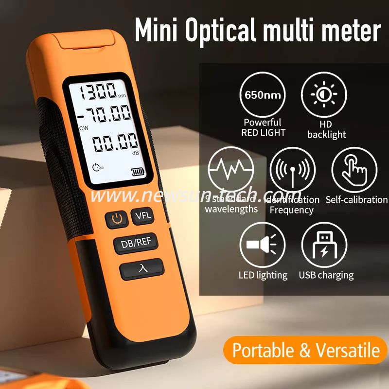 NS-Y12 4G Optical Power Meter And Visual Fault Locator Multifunctional OPM VFL Optic Fiber Tester 