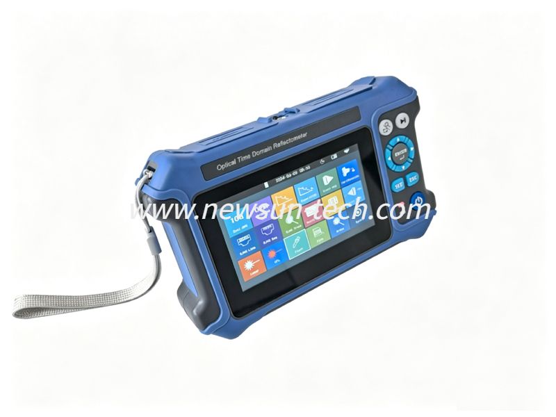 NS-K33 4.3-inch Handheld 16-in-1 Mini OTDR Fiber Tester with OPM VFL RJ45 Test