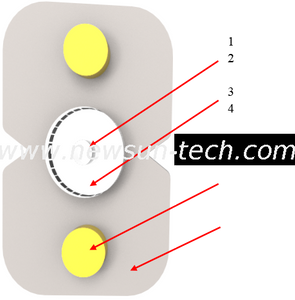 Invisible Bow-type Drop Fiber Optic Cable