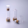 15ml 30ml 50ml 100ml 120ml High Quality Bamboo Airless Lotion Pump Bottle