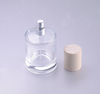 100ml Clear Glass Bottle with Wooden Cap