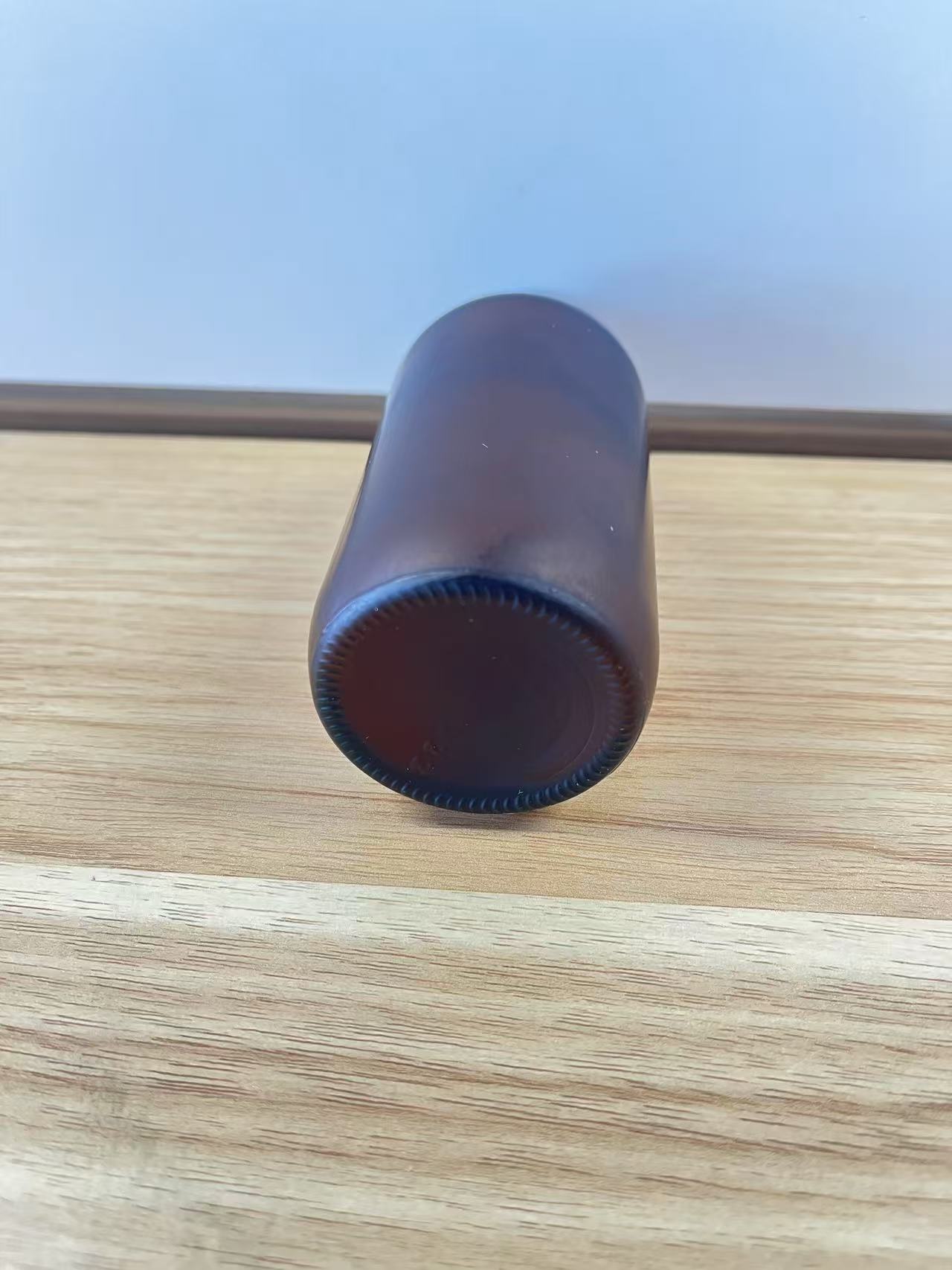1OZ 20-400 Frosted glass bottle essential oil bottles with plastic engraved scale dropper 