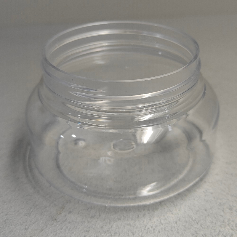 250G 9oz Round transparent SKin Cream Jar Butter Jar with Bamboo Cap Bamboo Lid 