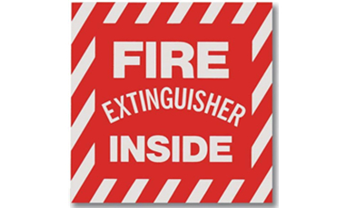 fire-fighting sign