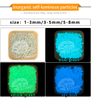 Inorganic Self-luminous Pavement Marking, Glow Particles, Luminous Aggregate And Granule