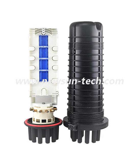 NS-DR01A 9 Port Dome Outdoor 144 Core Fiber Optical Splice Joint Closure 8 Hole+1 Oval