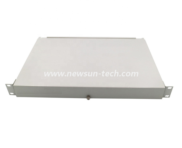 NSTB-P12A 1U 19" Slidable ODF Fiber Optic Patch Panel With Door