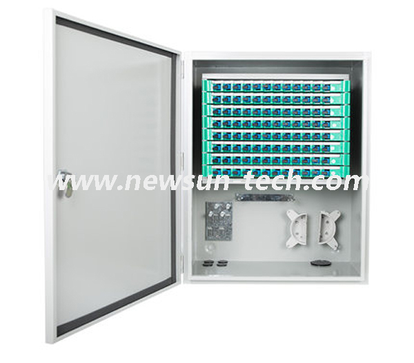 96 Cores Outdoor Waterproof ODF Fiber Optic Cable Distribution Cabinet