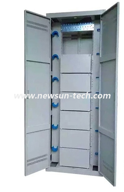 19' 42U Indoor Fiber Optical Distribution Frame Network Cabinet 