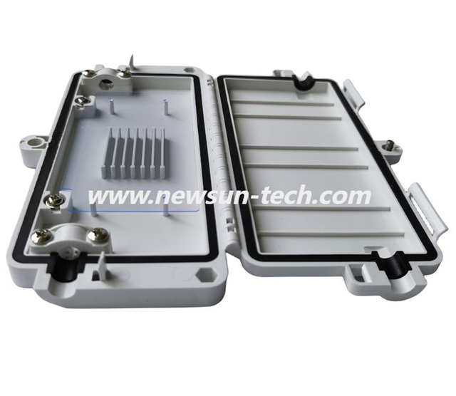 NS-EM06 1In 1Out 6 Core Fiber Optic Cable Splice Closure Box