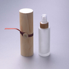 Eco Friendly Packaging New Design Wood Cylinder Box for 30ml glass bottle Custom Round Wooden Box