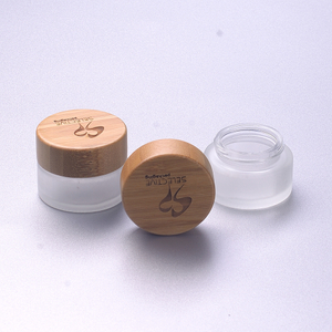 15g Cosmetic Clear Frosted Eye Glass Face Cream Glass Jar