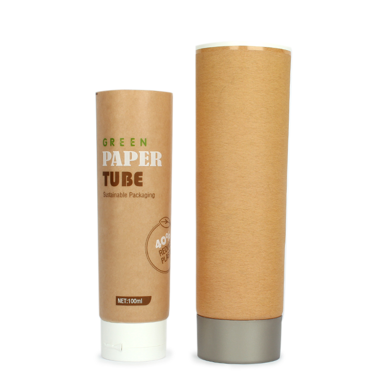 Recyclable Paper tube Body Lotion Hand Cream Cosmetic Soft Tube Biodegradable tubes packaging