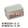 KFM350A-3.5/ KFM381A-3.81 Съемная клеммная колодка