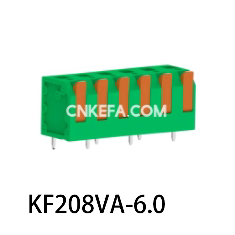 KF208VA-6.0 Пружинный терминальный блок типа