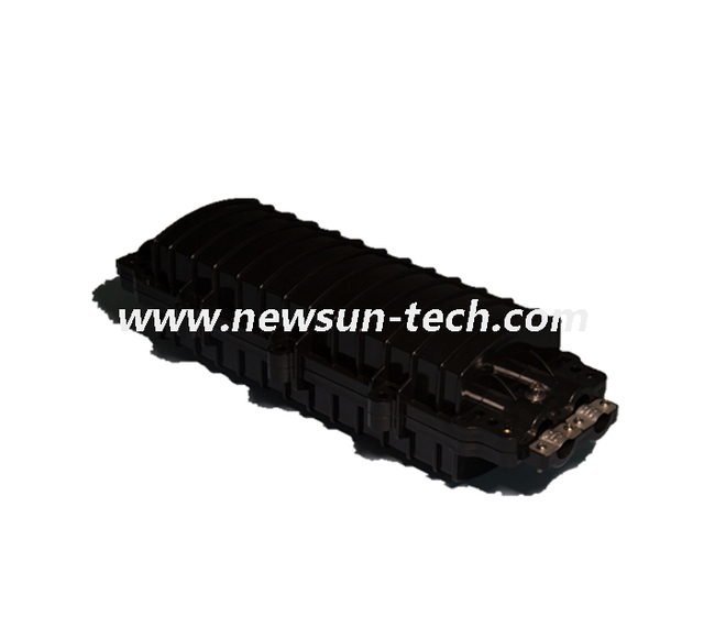 NS-043Y Horizontal Type 24/48/96/144 Core 2 in 2 Out Fiber Optic Splice Closure