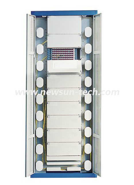 19' 42U Indoor Fiber Optical Distribution Frame Network Cabinet 