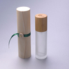 Eco Friendly Packaging New Design Wood Cylinder Box for 30ml glass bottle Custom Round Wooden Box