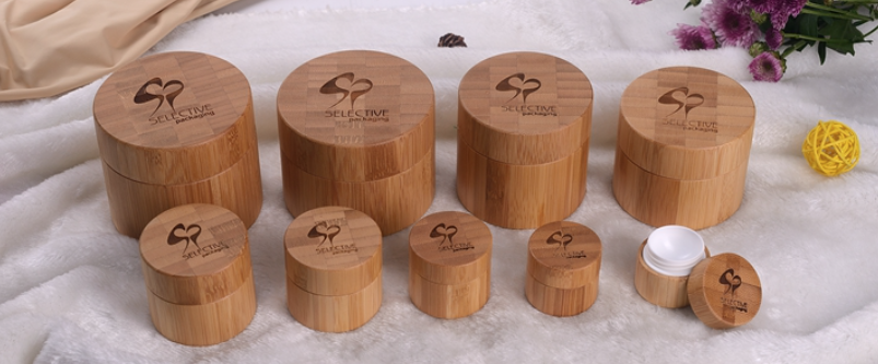 High quality bamboo cosmetic packaging