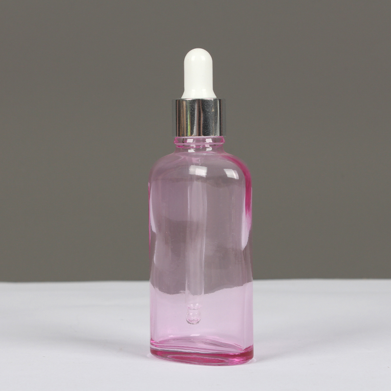 Colored Aluminum Dropper Serum glass Bottle for Essential Oils