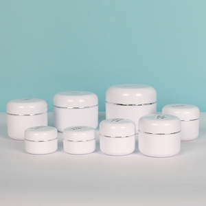  5g,10g,15g,30g,50g,100g PP cream jar for skin care cream White PP plastic jars cosmetic jars with dome lid