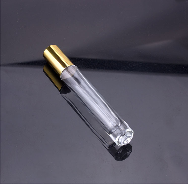 10ml Ball bearing perfume bottle perfume packaging spray glass bottles with Anodized aluminum lids wholesale
