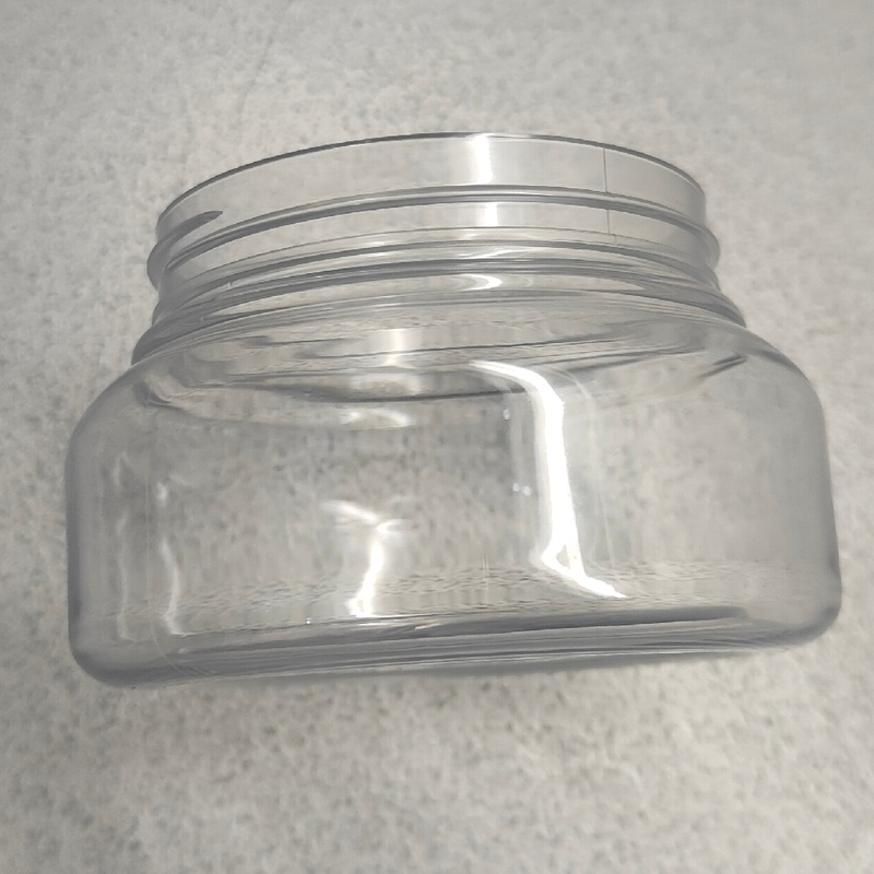 250G 9oz Round transparent SKin Cream Jar Butter Jar with Bamboo Cap Bamboo Lid 