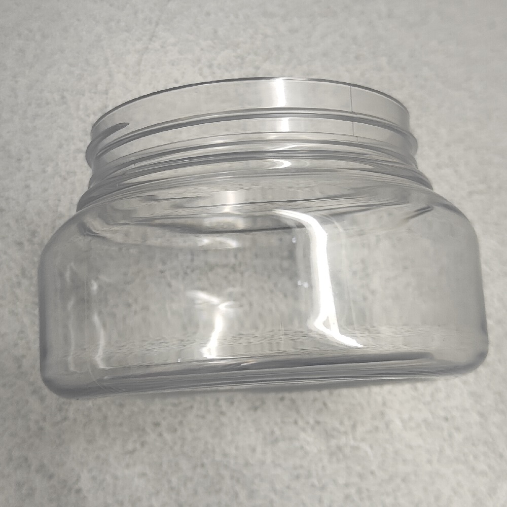 250G 9oz Round transparent SKin Cream Jar Butter Jar with Bamboo Cap Bamboo Lid 