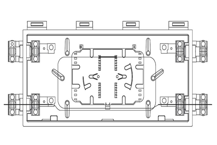 1 in 1 out Splice Closure