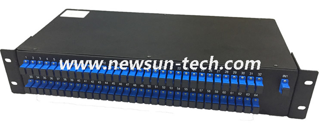 1U/2U 19" Rack-mounted PLC Splitter