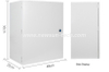 96 Cores Outdoor Waterproof ODF Fiber Optic Cable Distribution Cabinet