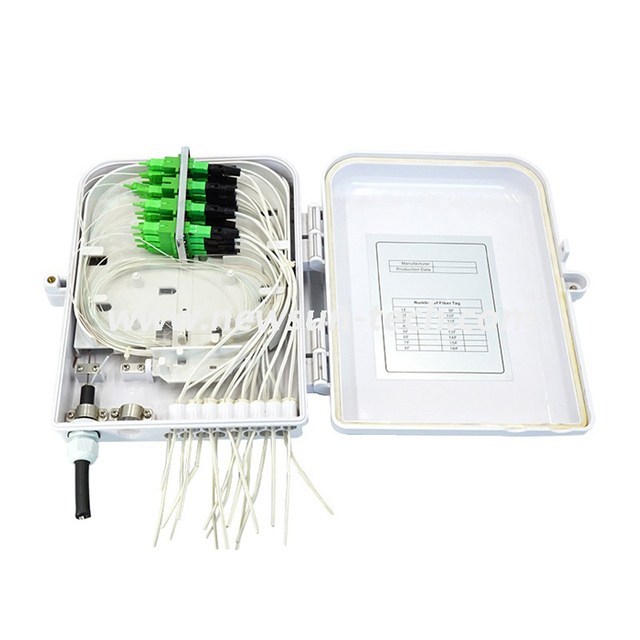 NSTB-1602 Key Lock 16 Core FDB Fiber Optic Wall Mounted Distribution Box 