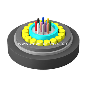 Uni-tube Non-metallic 73 Sheath Light-weight Lighting Anti-rodent Fiber Optic Cable