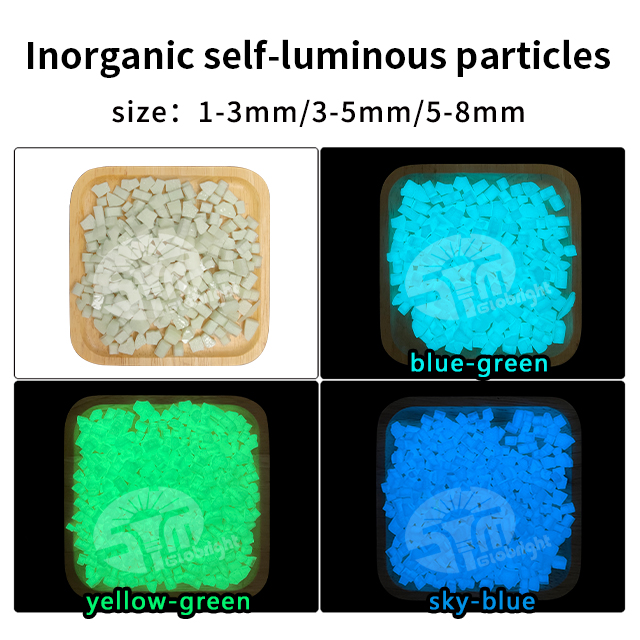 Inorganic Self-luminous Particles, Paving Granule, Construction Aggregate, Road Marking Guideline, Luminous Stone