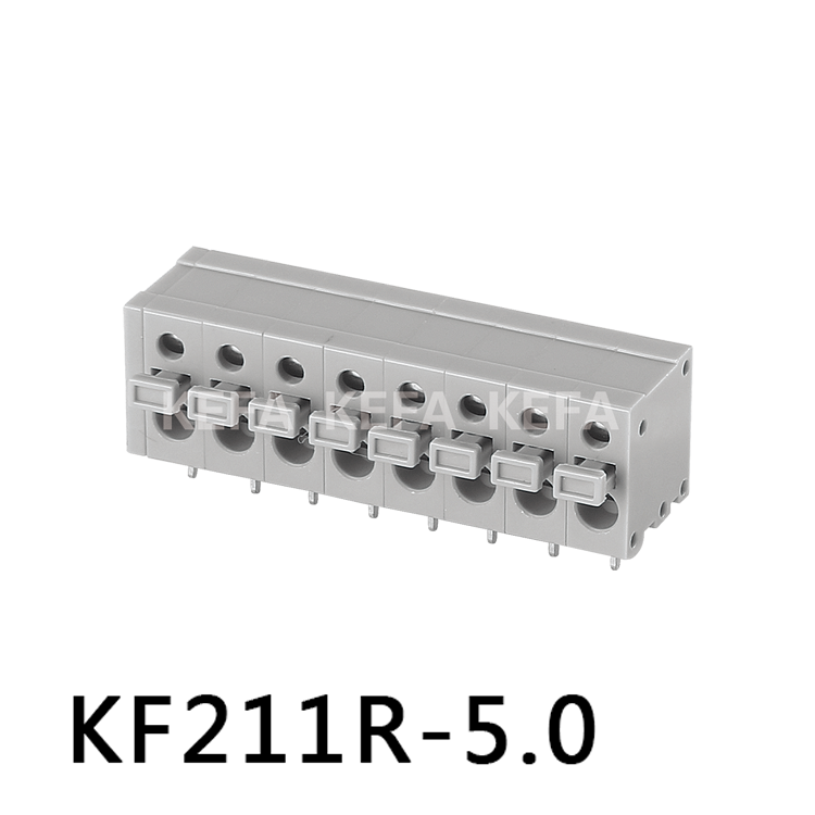 KF211R-5.0 Пружинная клеммная колодка