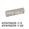 KFM750CR-7.5/KFM762CR-7.62 Pluggable terminal block