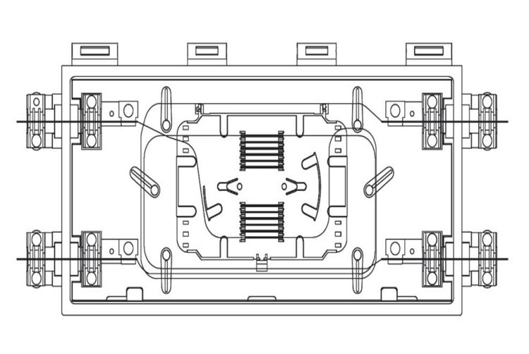 2 in 2 out Splice Closure