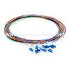 12 Fibers LC/SC/FC/ST Unjacketed /Bunch Fiber Optic Pigtails